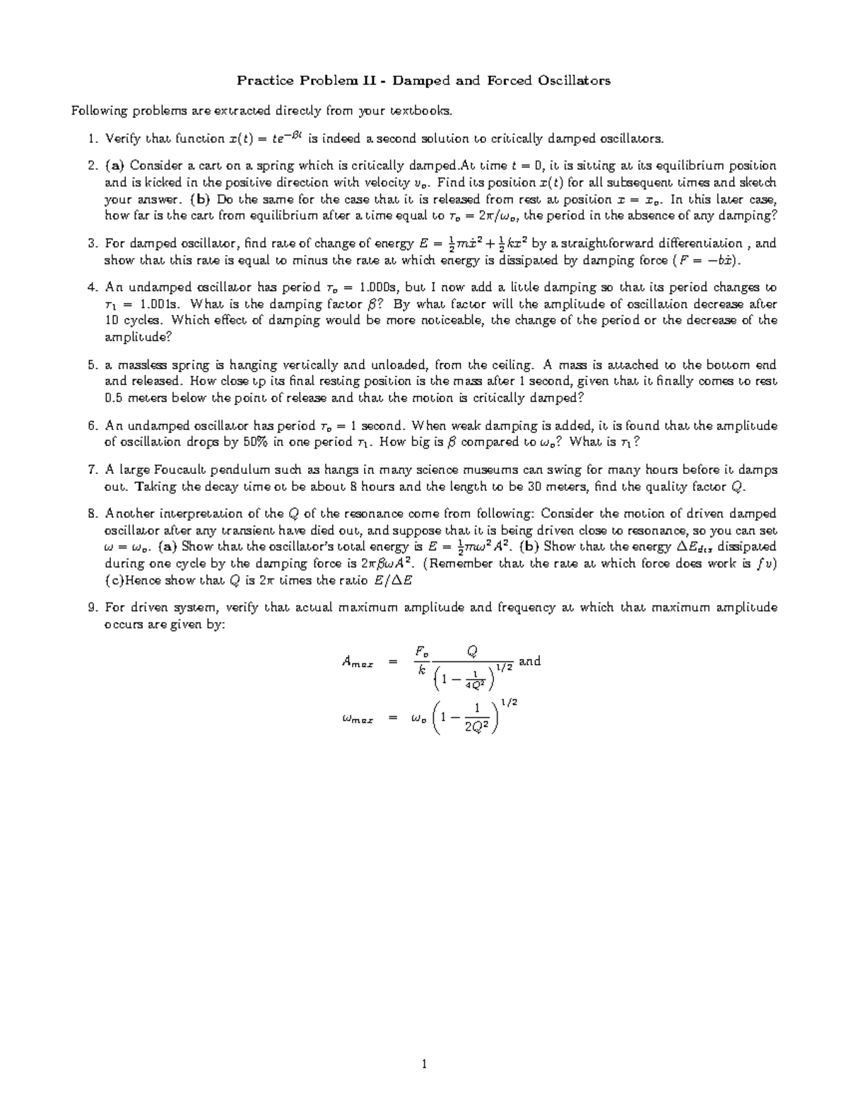 practice-questions-damped-and-forced-oscillation-practice-problem-ii