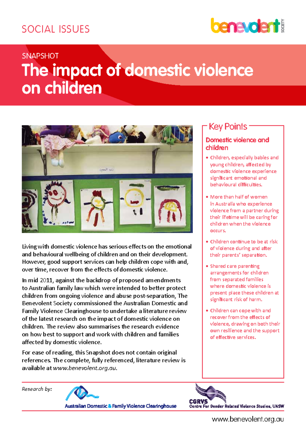 Theimpactofdomesticviolenceonchildren - The impact of domestic violence ...