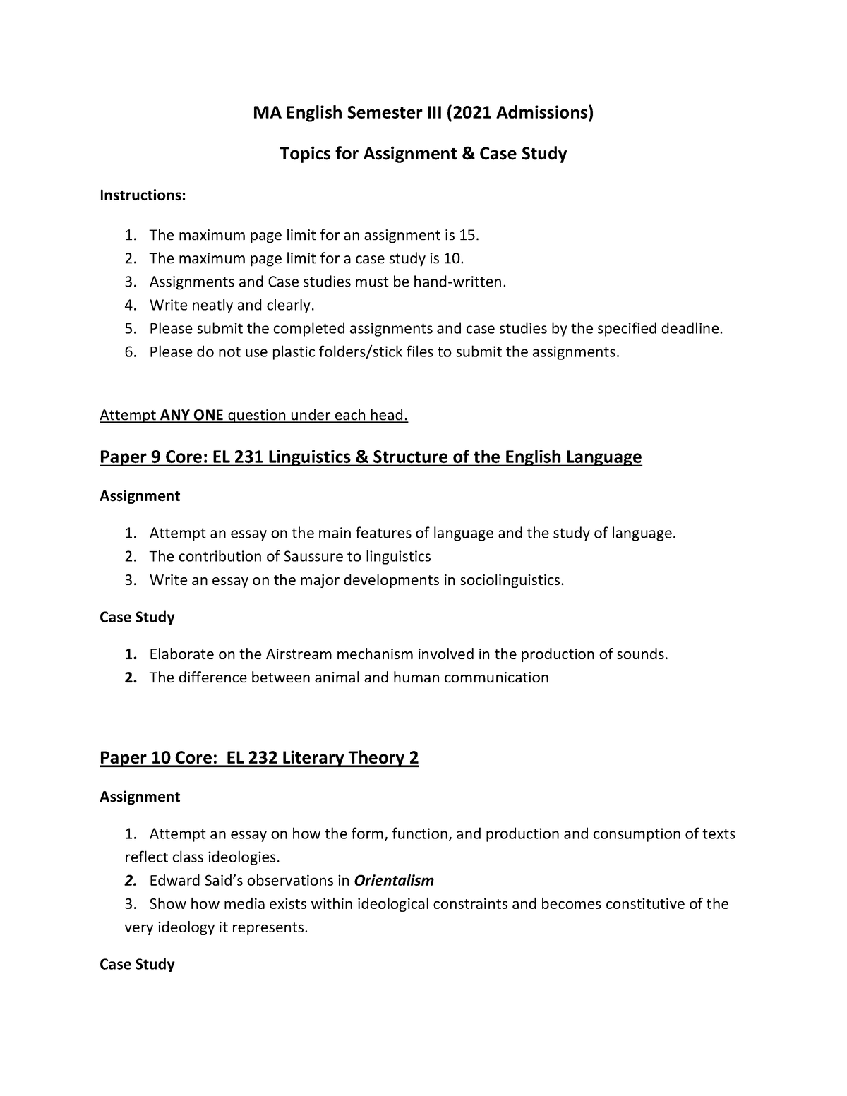 ma english assignment pdf