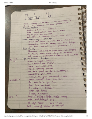 Chapter eight notes - HLH 301 - Studocu