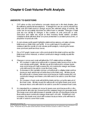 Solution Manual Chapter 7 - Chapter 7 Incremental Analysis for Short ...