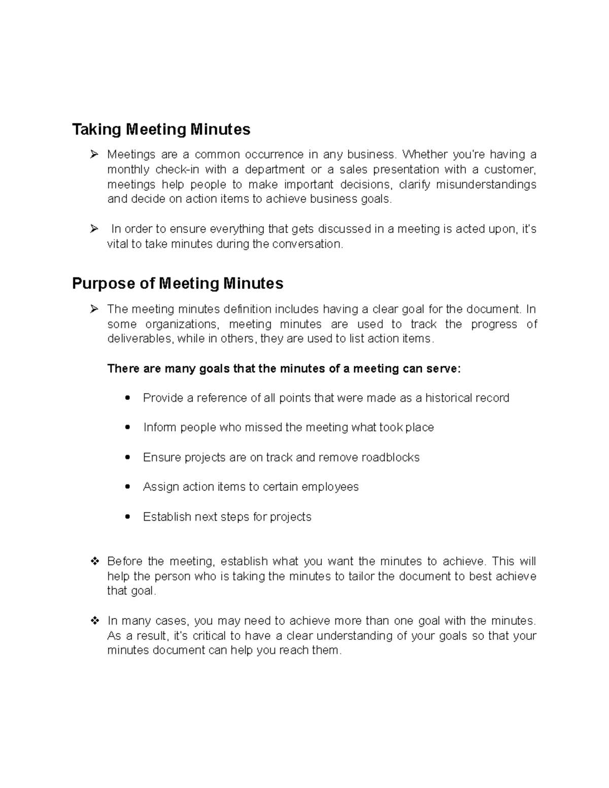 Stand In Meeting Definition