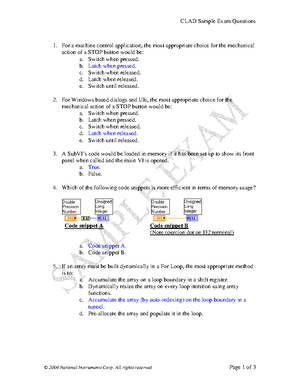 CLAD-Sample-Exam-2 EN - Certified LabVIEW Associate Developer Exam Test ...