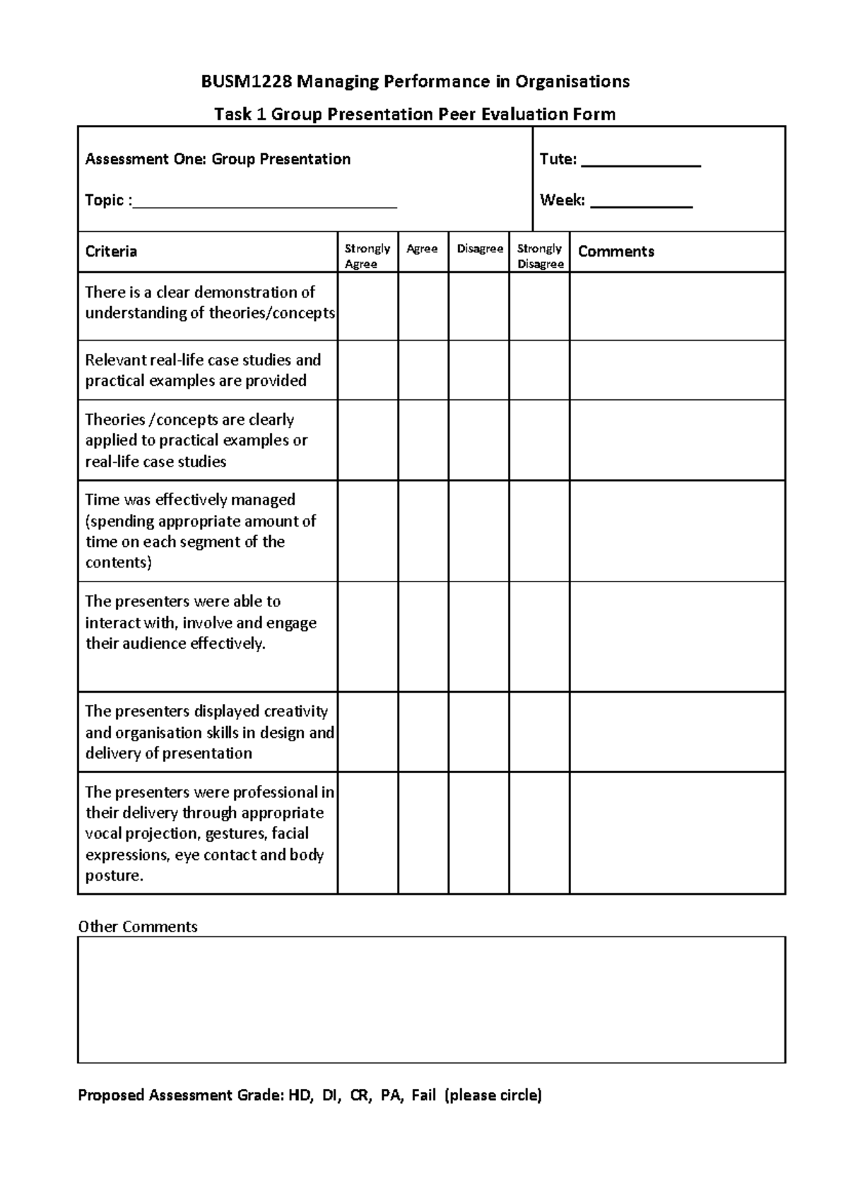 Sample/practice exam March 2015, questions and answers - BUSM1228 ...