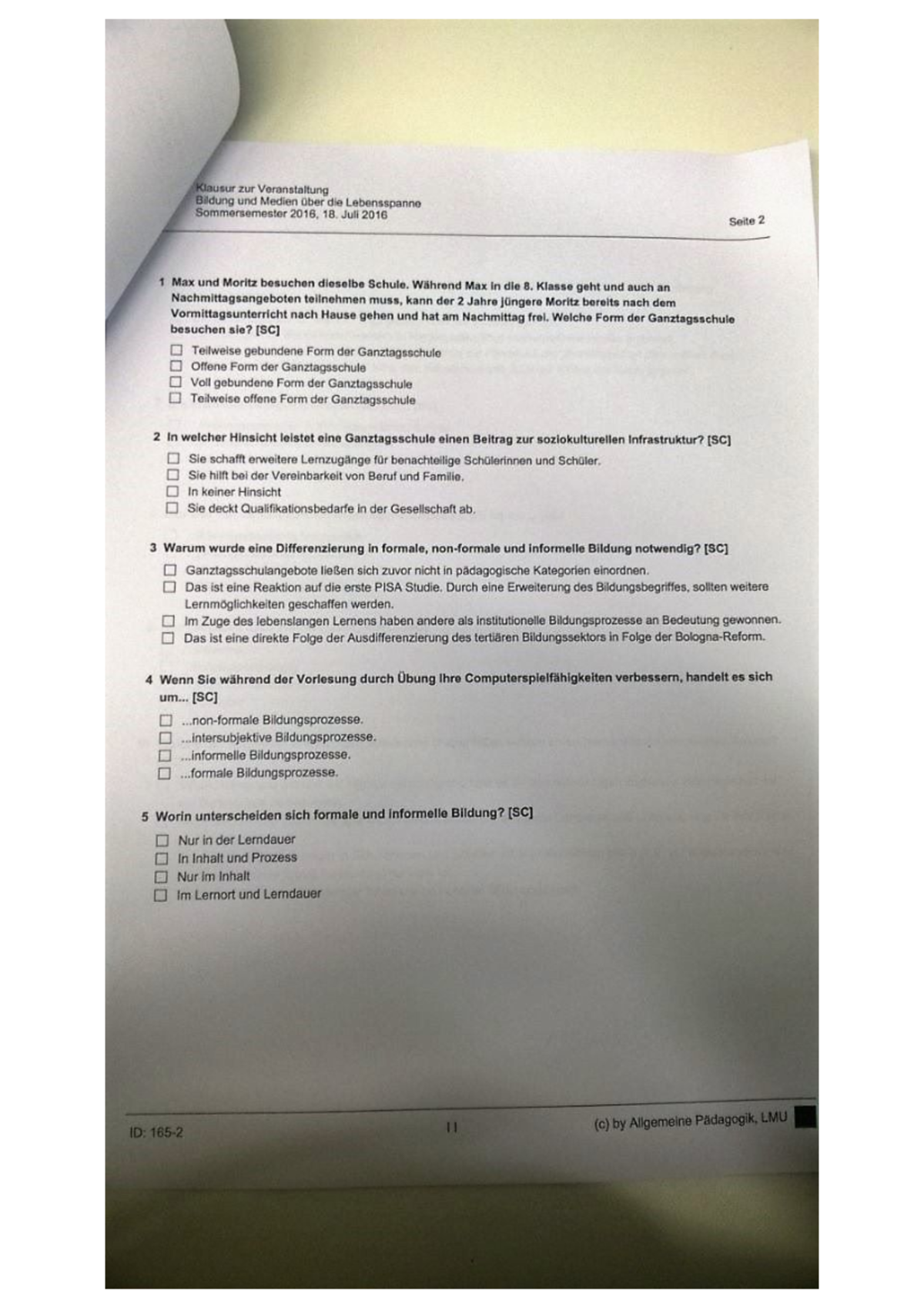 SS16 Bildung und Medien über die Lebensspanne - Medienforschung - Studocu