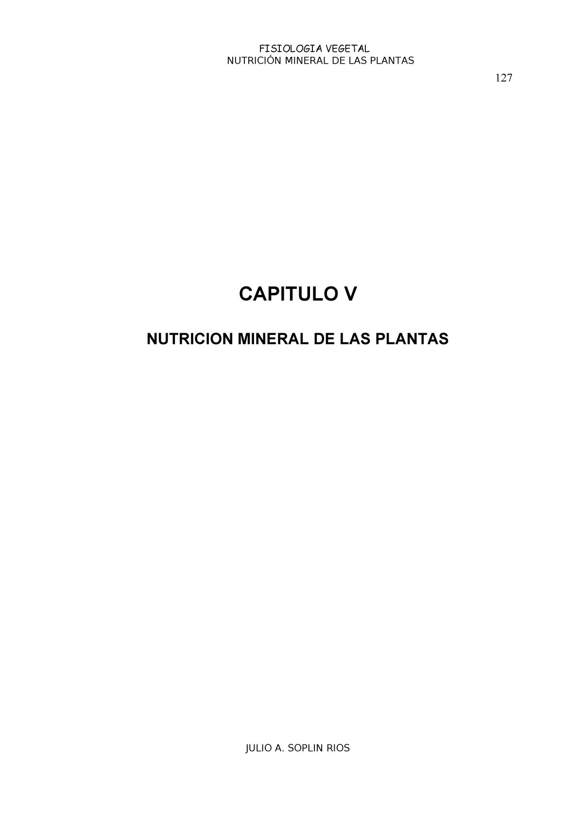 Capitulo V Fertilización En Frutales NutriciÓn Mineral De Las Plantas 127 Capitulo V 0273