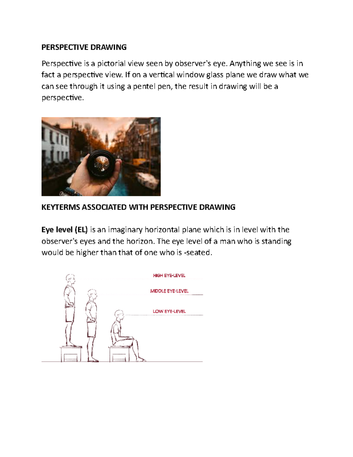 Drafting- Ayoko-NA - one point perspective kineme - PERSPECTIVE DRAWING ...