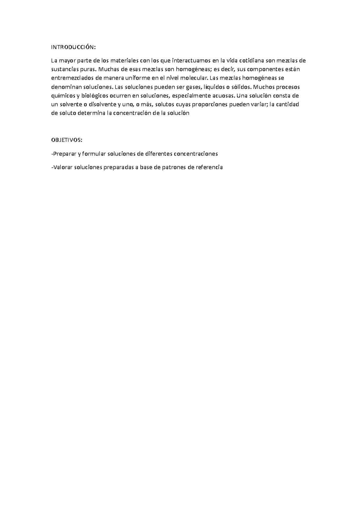 Quimica inf5 - dsfsfsfsfsf - INTRODUCCIÓN: La mayor parte de los ...