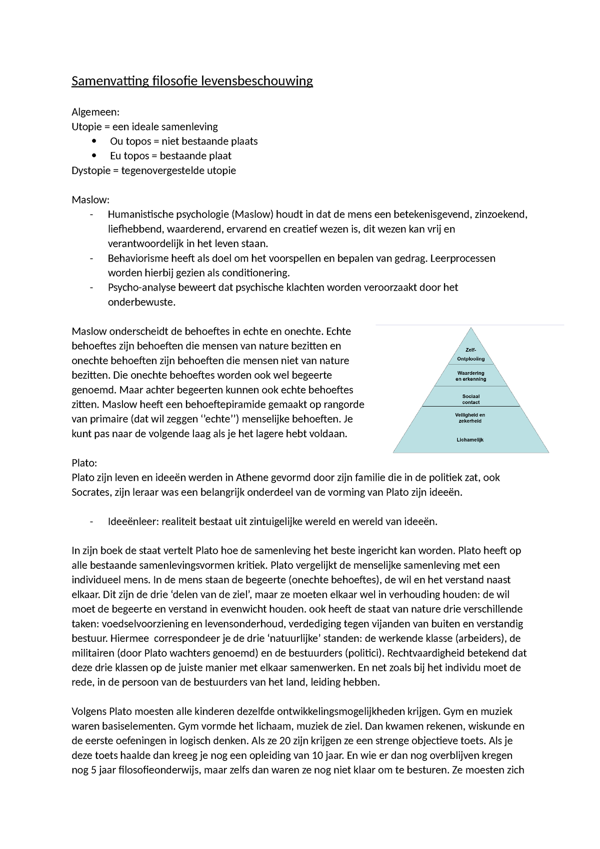 Samenvatting Sociale Filosofie - Levensbeschouwing - Samenvatting ...