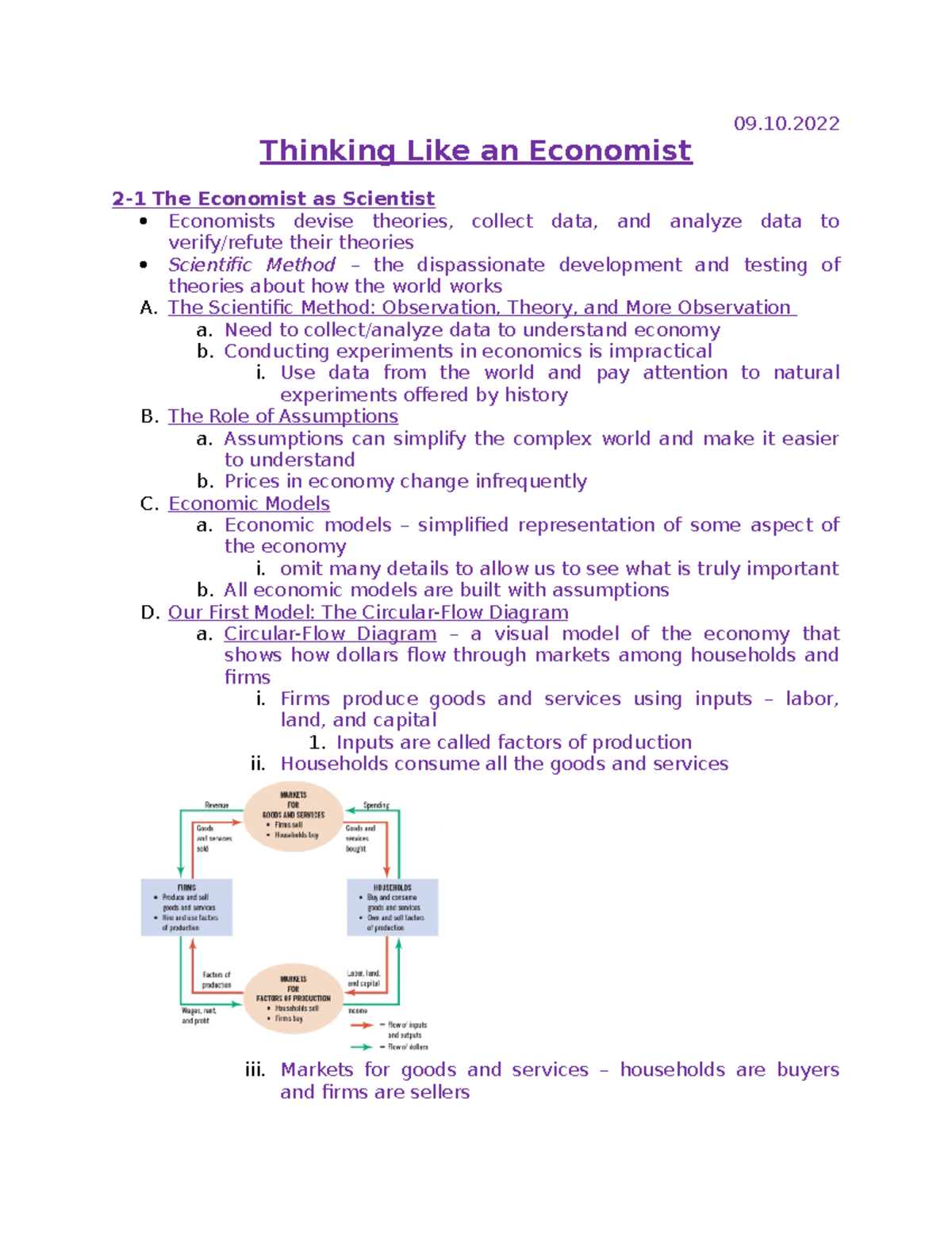 thinking like an economist case study #1