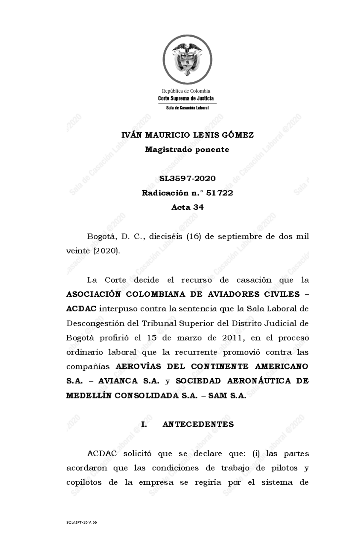 ProhibicióN Ofrecimeintos Superiores A LOS Convencionales, Sentencia