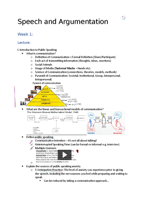 Sample Informative Speech Outline - PLEASE NOTE THE FOLLOWING IS A ...