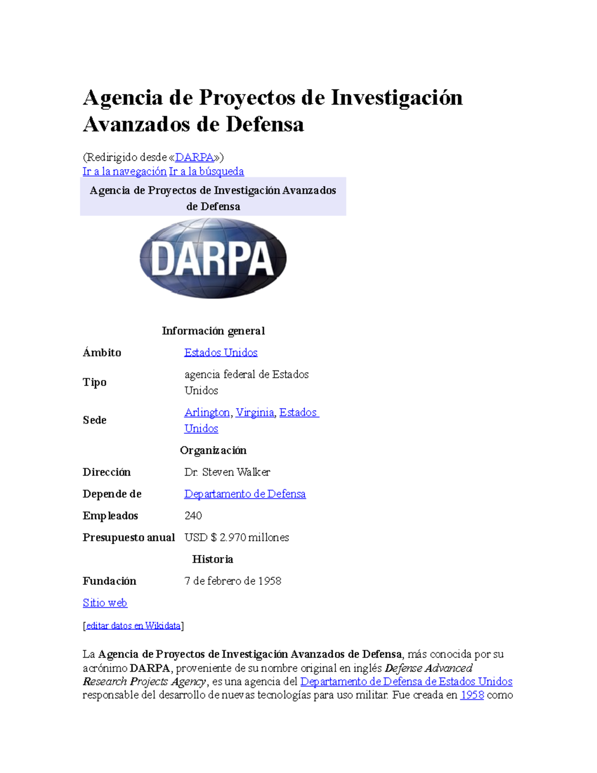 Agencia de Proyectos de Investigación Avanzados