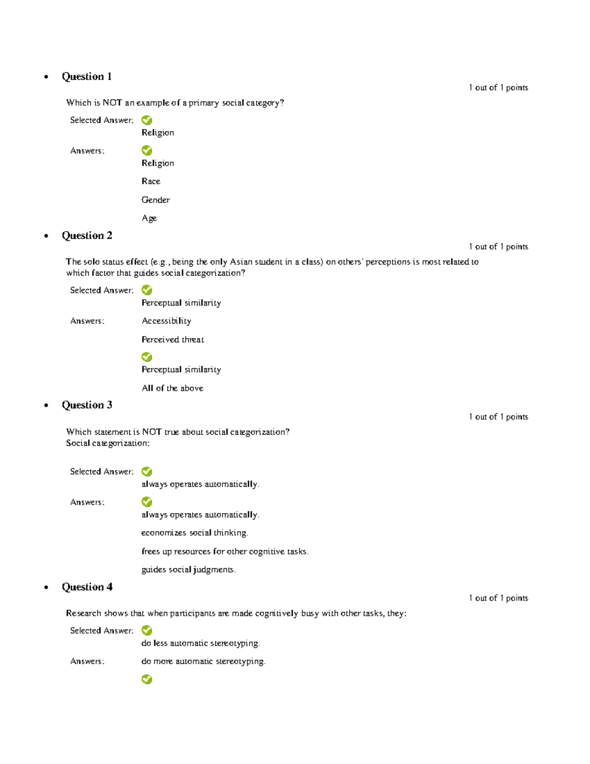 Social Categorization and Stereotyping - Studocu