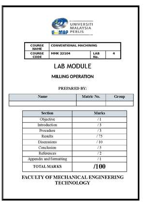 LAB 3 Intro Milling-converted - Technology of Mechanical Engineering ...