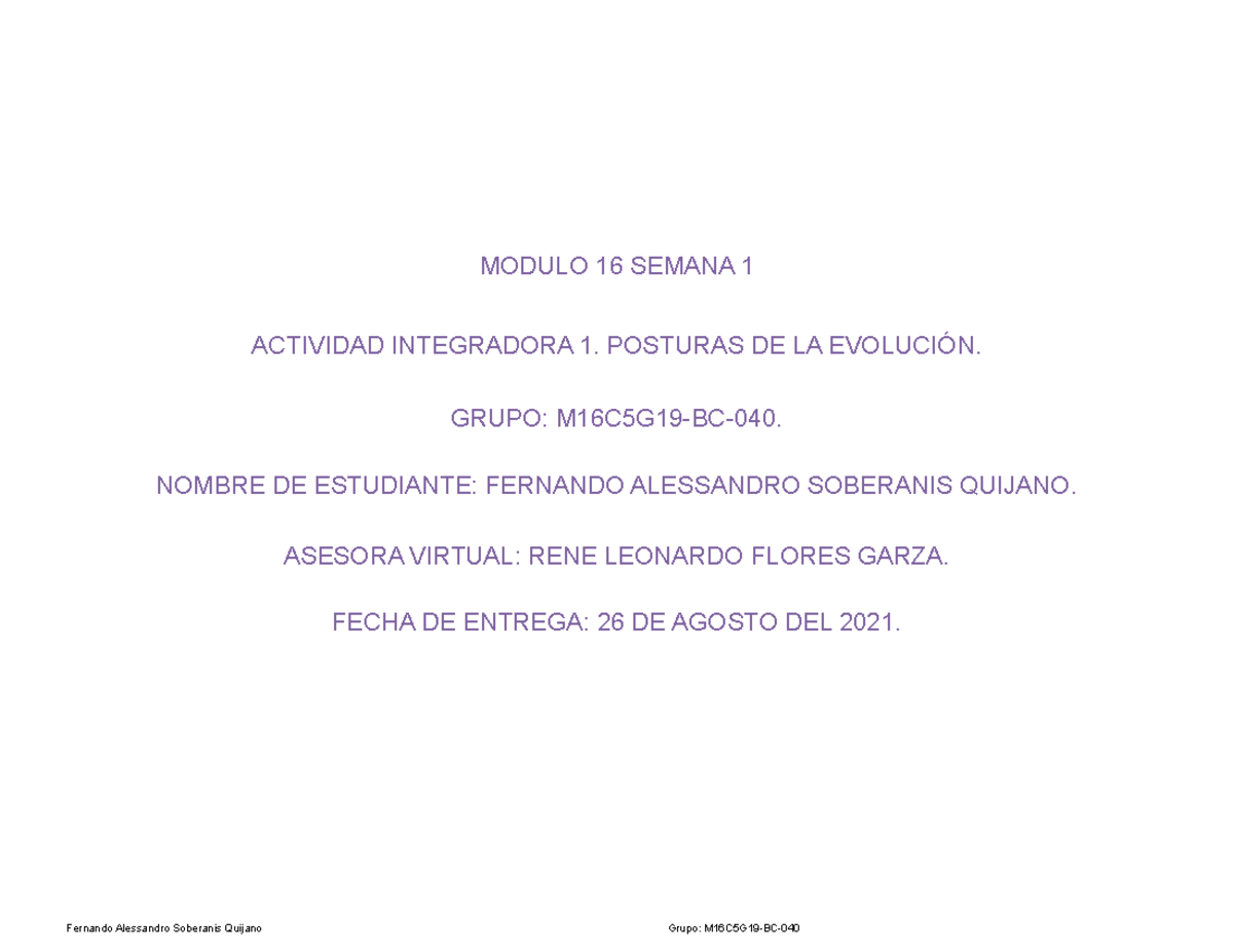 Soberanis Quijano Fernando Alessandro M16S1AI1 - MODULO 16 SEMANA 1