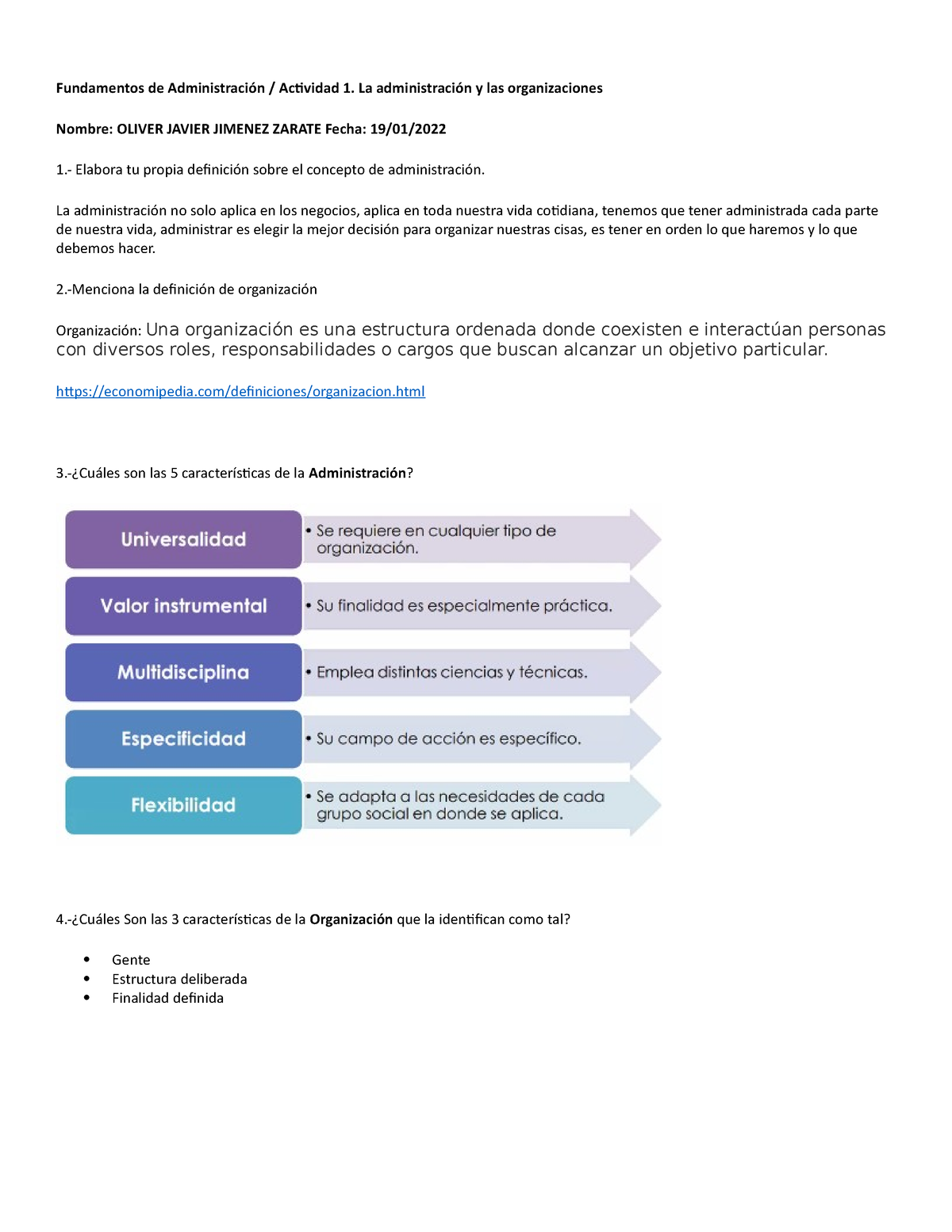 Actividad 1 Conceptos De Administración - Fundamentos De Administración ...