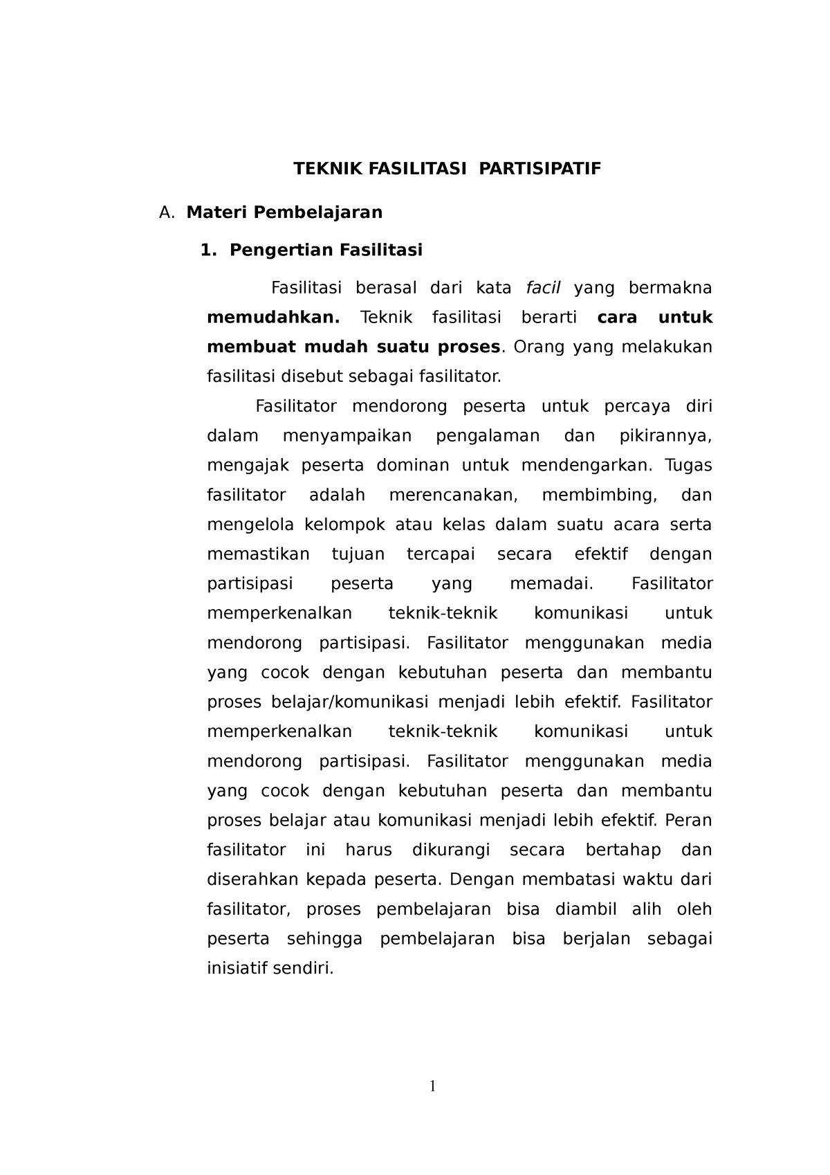 1. Eksplorasi Konsep Panduan Teknik Fasilitasi - TEKNIK FASILITASI ...