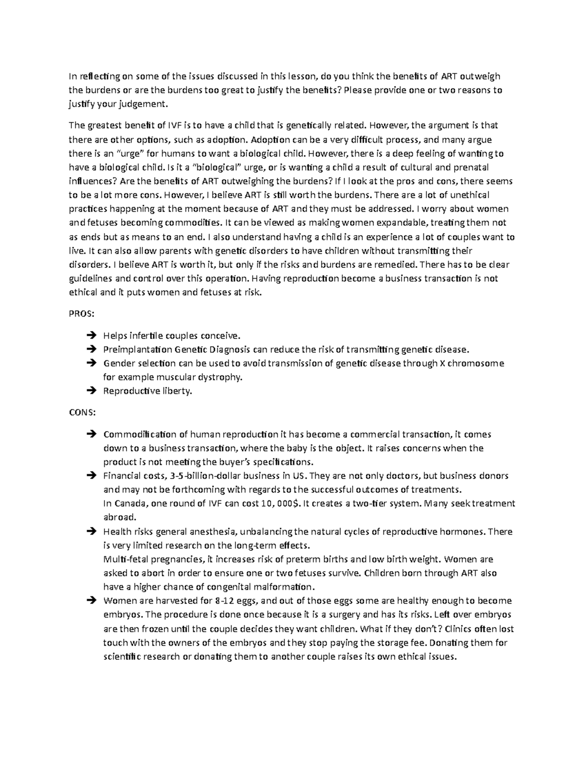 QUIZ Discussion Lesson 3, Lesson 4 - In reflecting on some of the ...