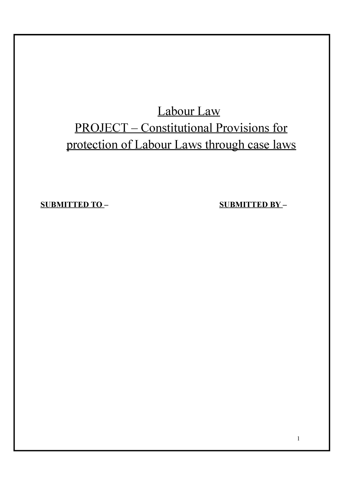 labour-law-project-labour-law-project-constitutional-provisions-for