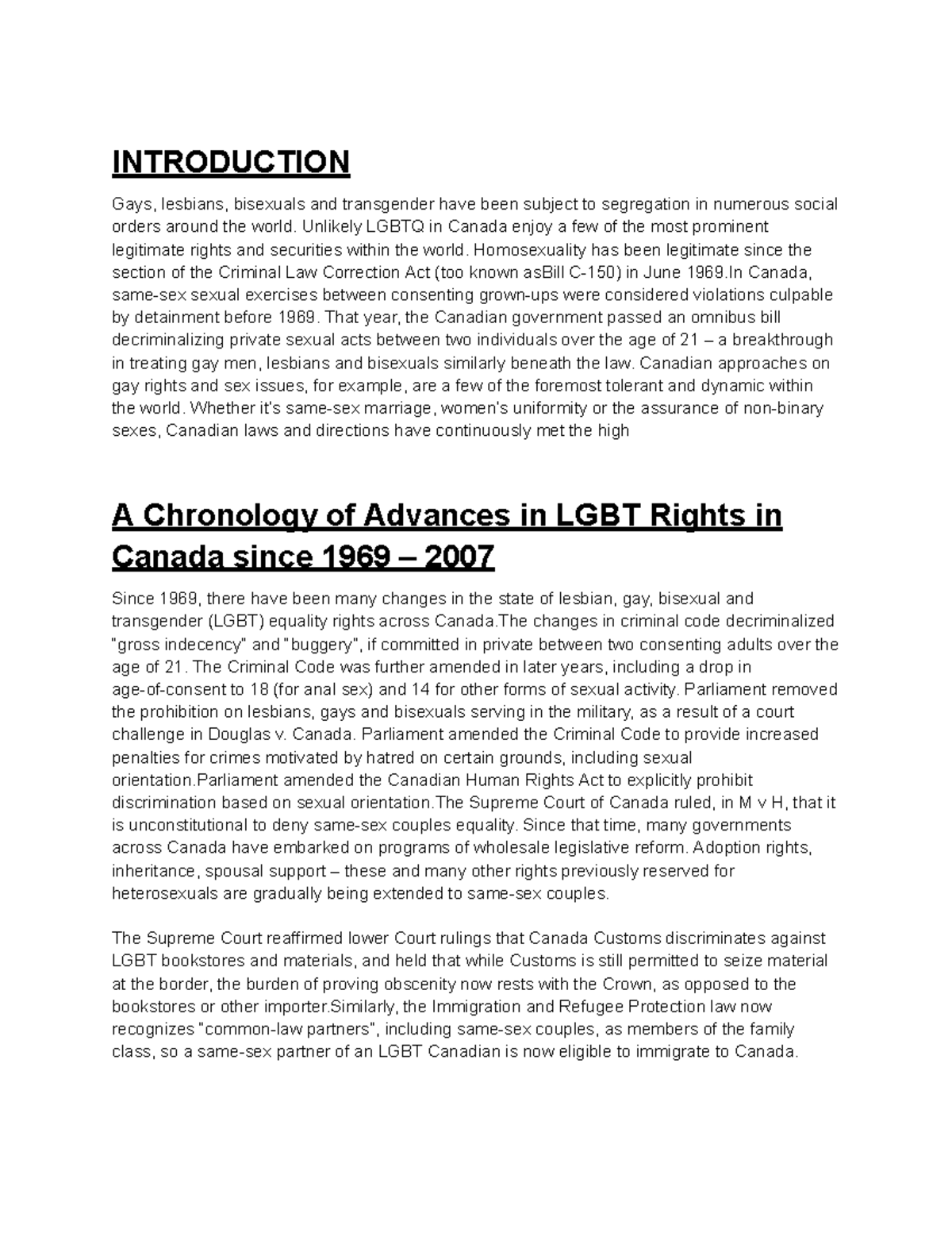 lgbtq essay introduction