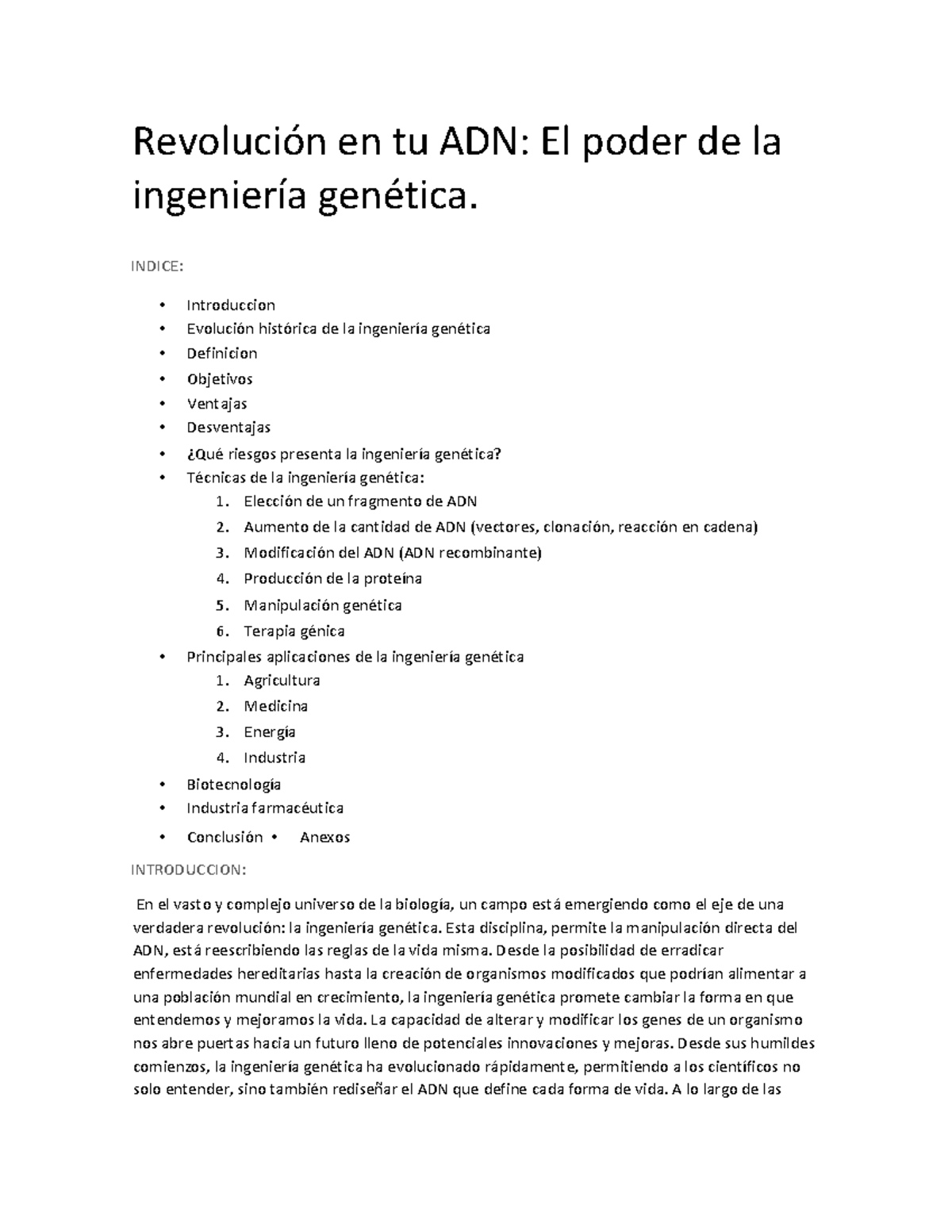 Monografia 0712 - pipip - Revolución en tu ADN: El poder de la ...