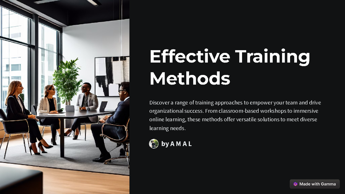 Effective-Training-Methods - Effective Training Methods Discover a ...