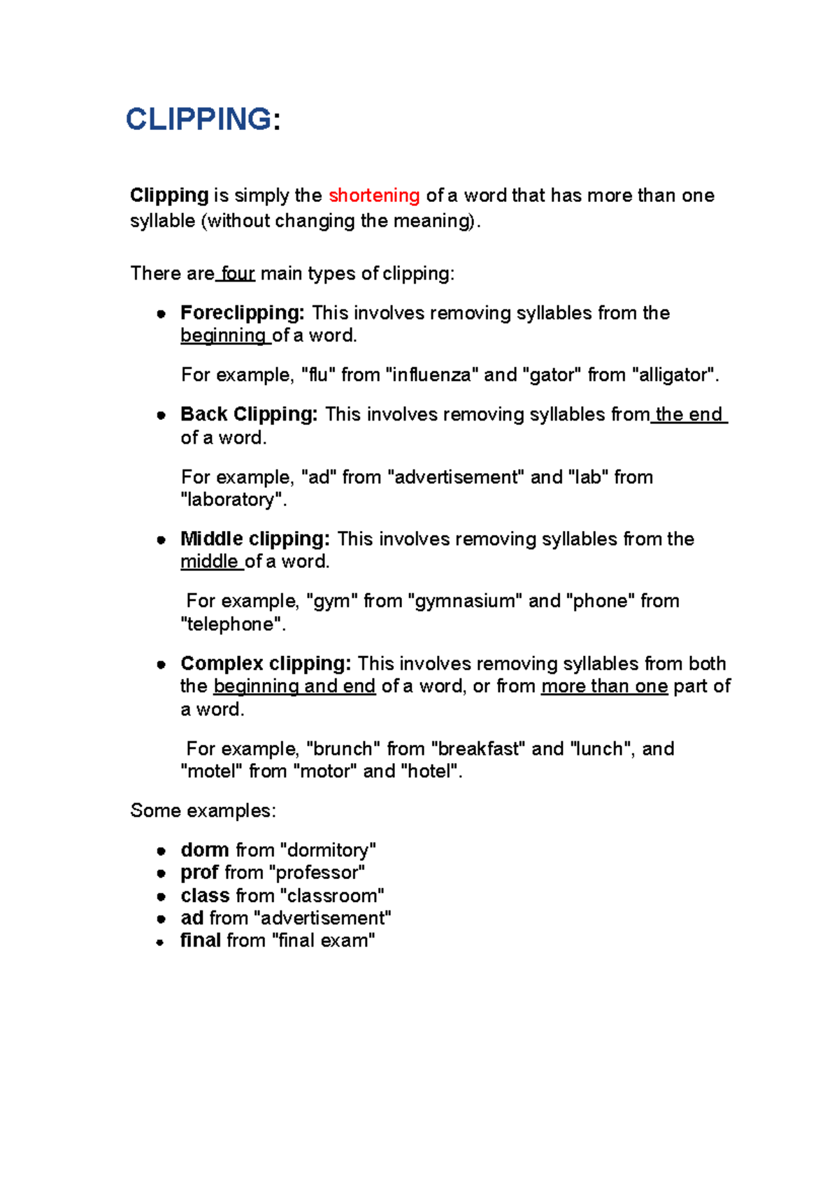 HTH BT nhóm Blending Clipping - CLIPPING: Clipping is simply the ...