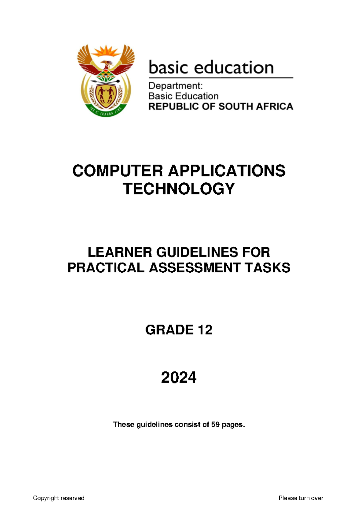 Computer Applications Technology Pat Gr 12 2024 Learner Guidelines Eng Computer Applications Technology Pat Gr 12 2024 Learner Guidelines Eng