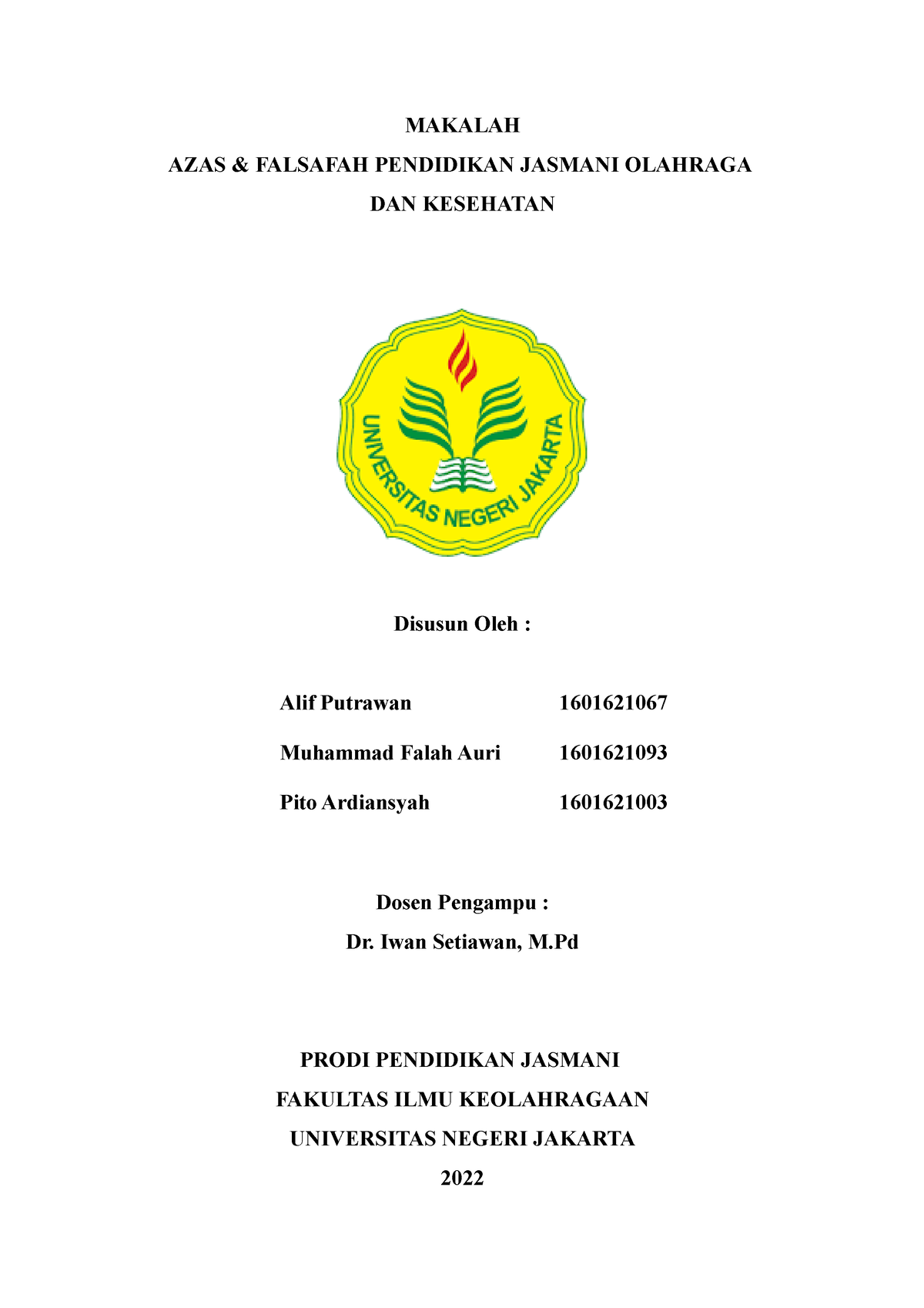 Makalah Azas Falsafah Kelompok 6 - MAKALAH AZAS & FALSAFAH PENDIDIKAN ...