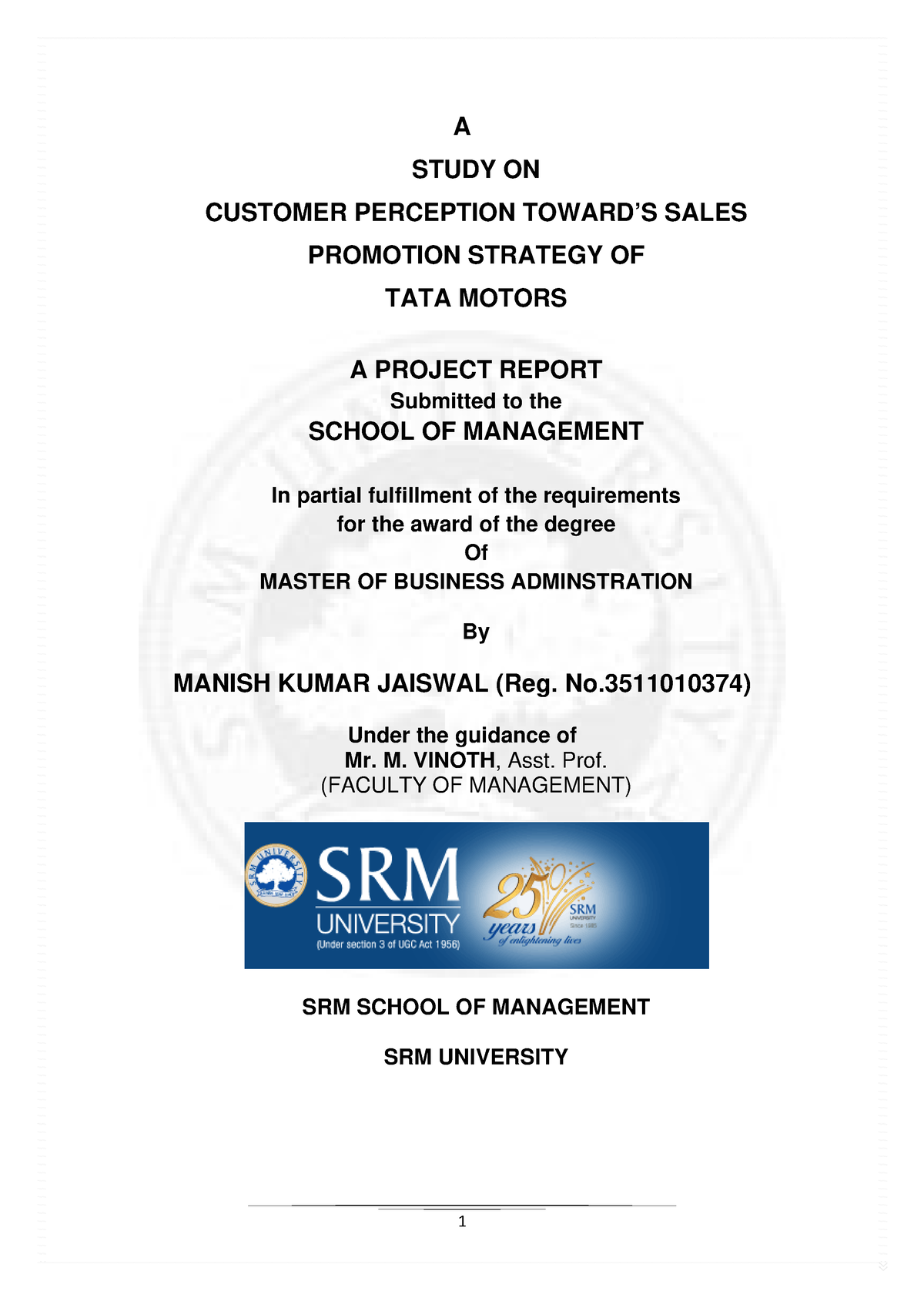 sales promotion case study pdf