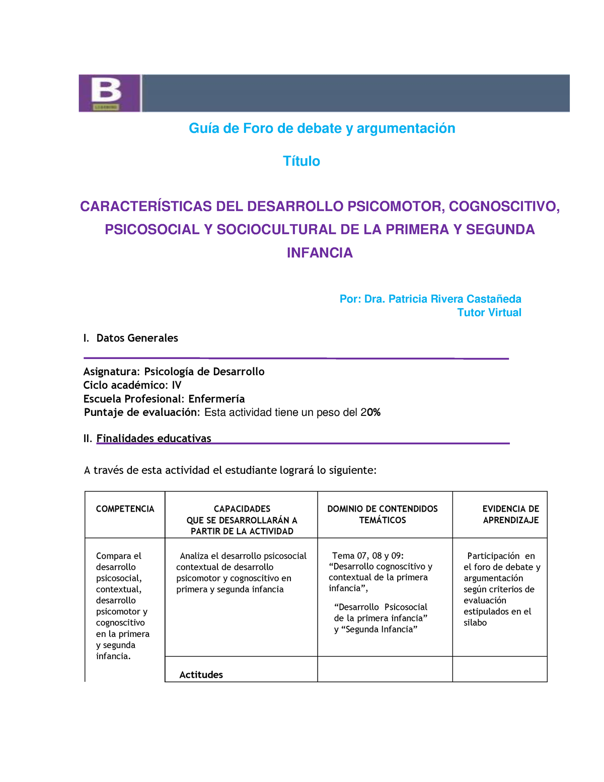 2. Guía De Foro De Debate Y Argumentación - Guía De Foro De Debate Y ...