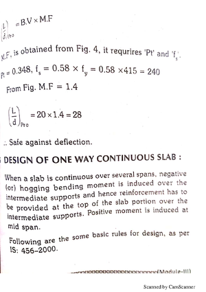 DCS-1 MOD 4 NOTE - DCS module 4 notes - Design of concrete structures ...