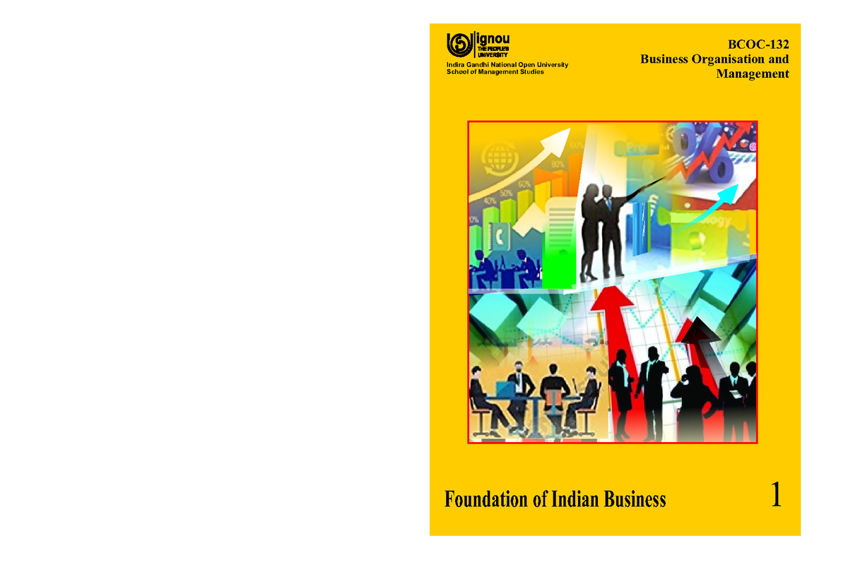 Block-1 Foundation OF Indian Business - BCOC- Business Organisation and ...