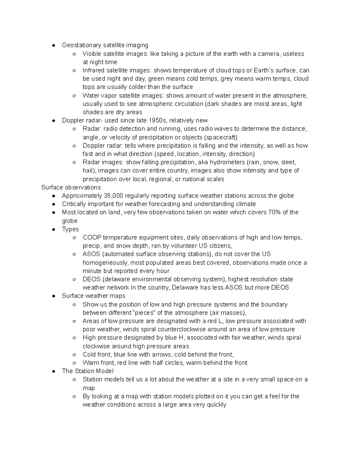 Meteorology study notes (68) - Geostationary satellite imaging Visible ...