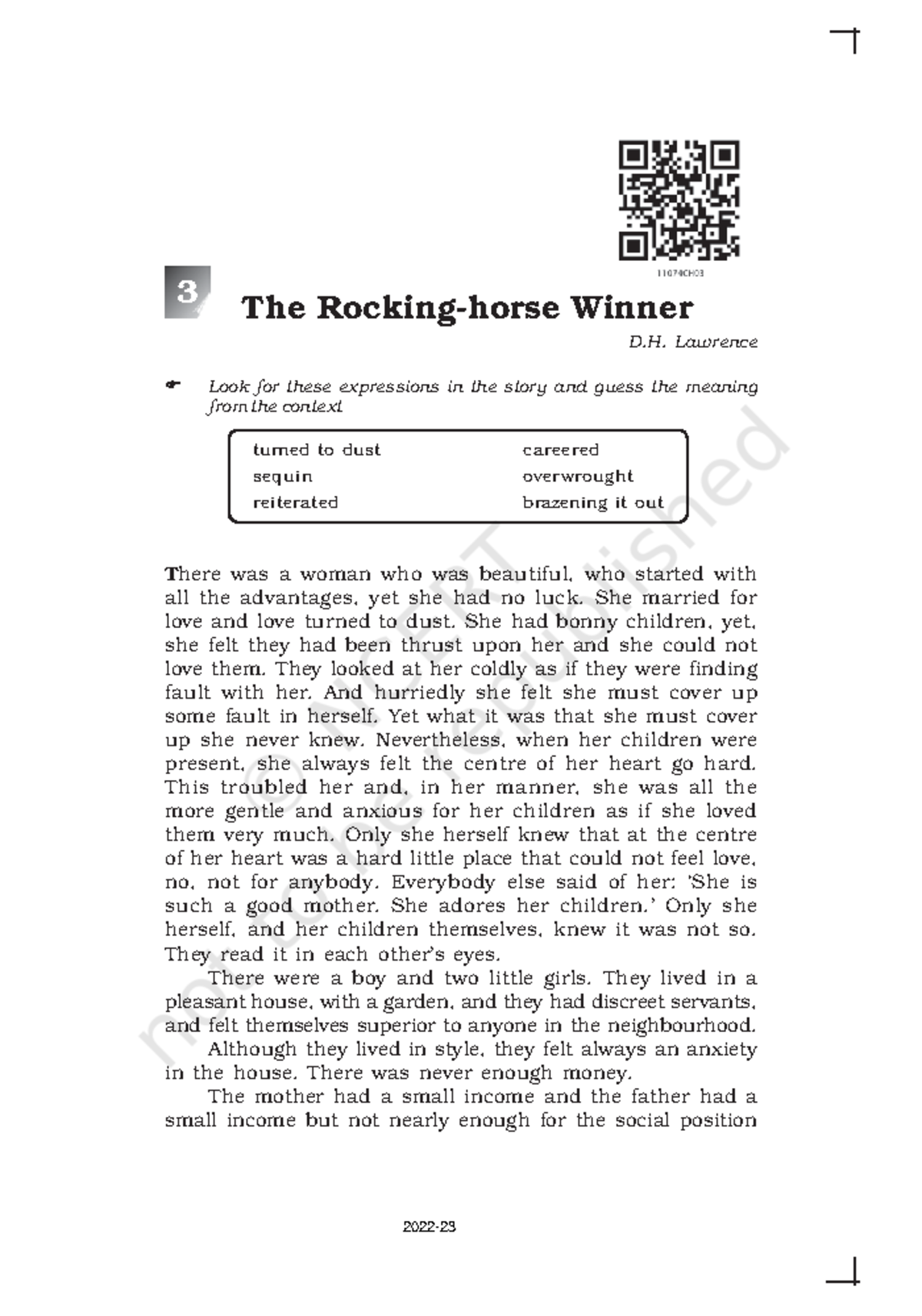 The rocking horse winner The Rockinghorse Winner 19 The Rocking