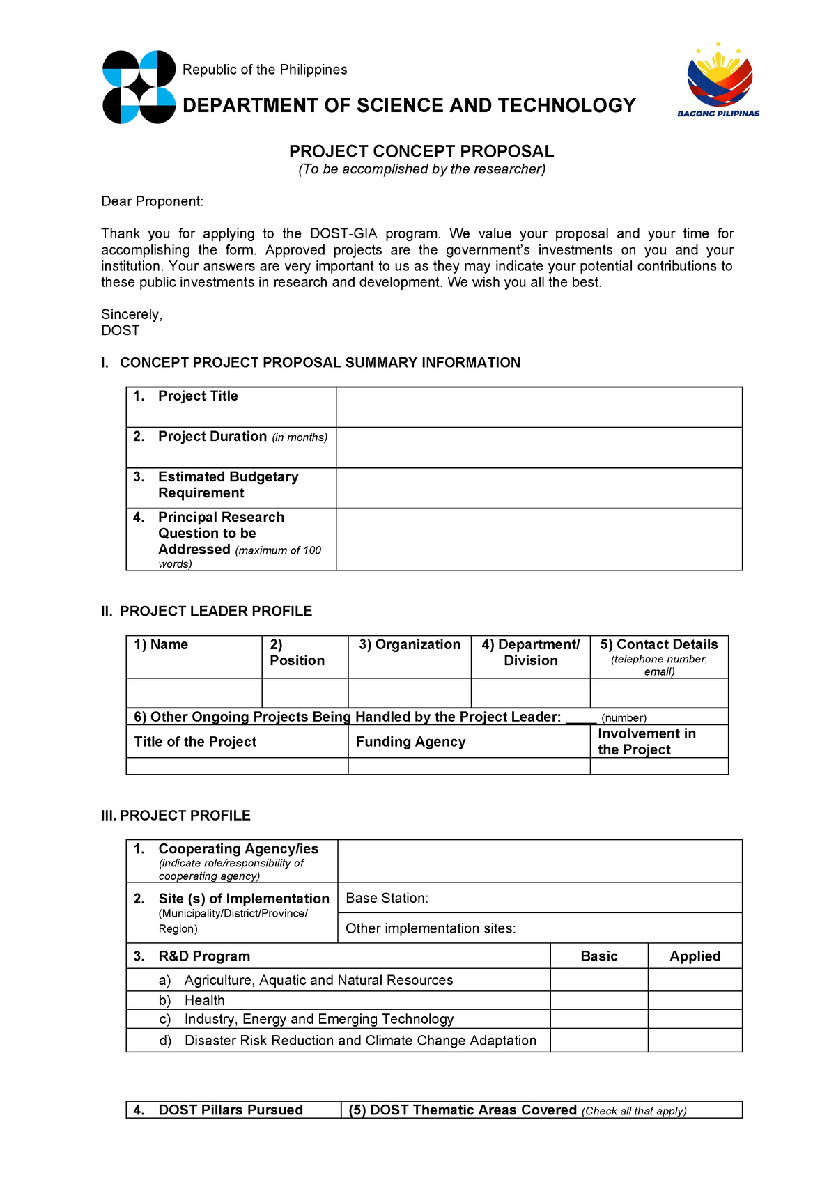 Final Project Concept Proposal Form - PROJECT CONCEPT PROPOSAL (To be ...