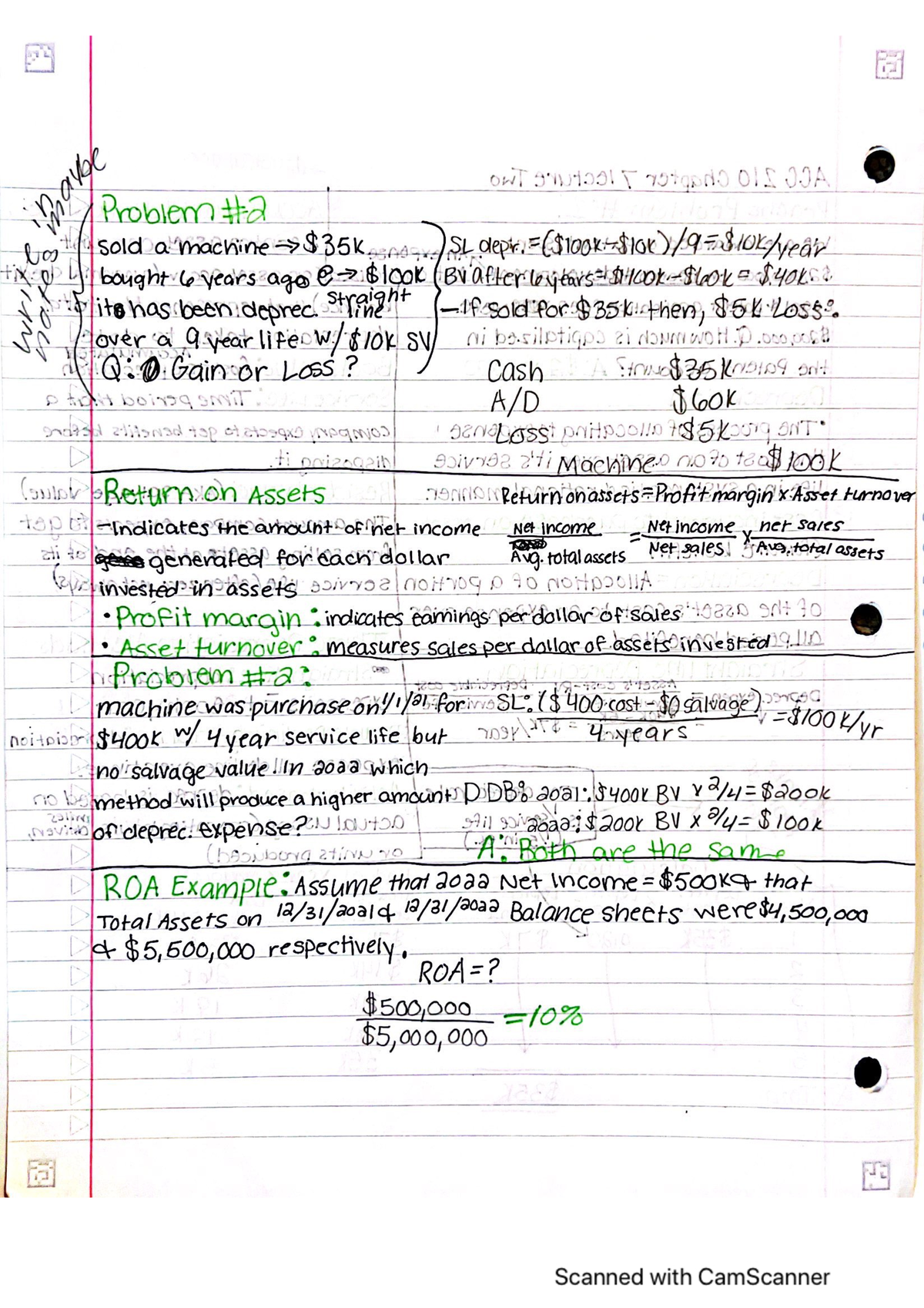 ACC 210 Chapter 7 Lecture 2 Notes Part 2 - ACC 210 - Studocu