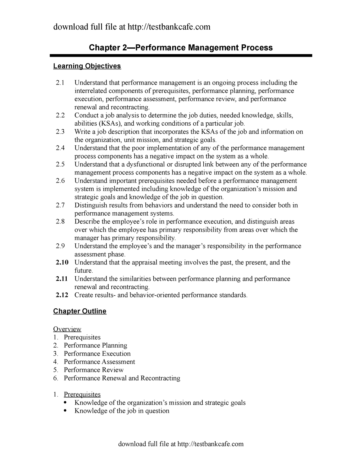 assignment 2 performance management and valuation