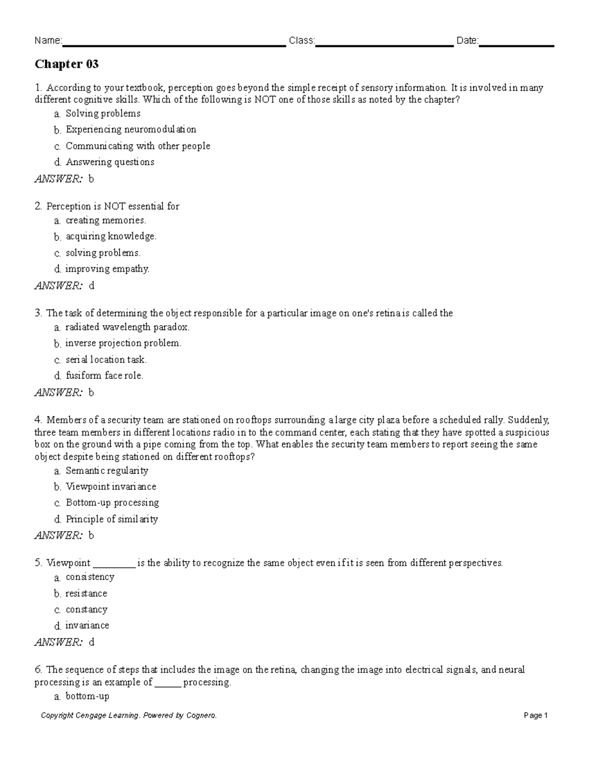 Chapter 03 - test bank - Chapter 03 1. According to your textbook ...