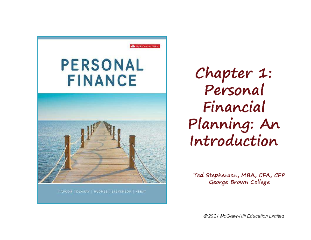 importance of personal financial planning essay