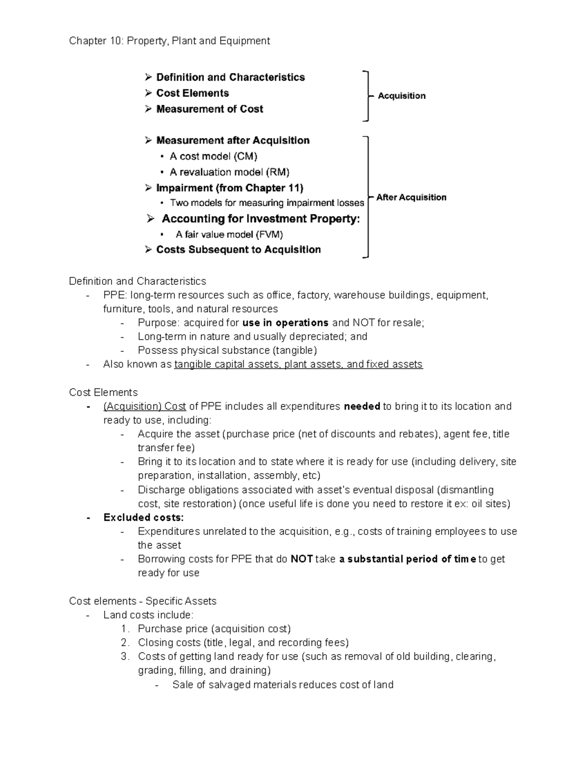 Week 10 11 - Lecture and textbook notes - Definition and ...