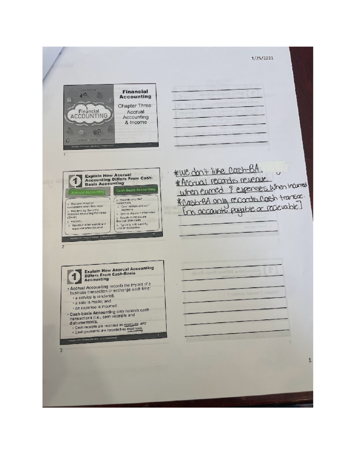 Acct Ch 3 Notes Acct 2301 Studocu