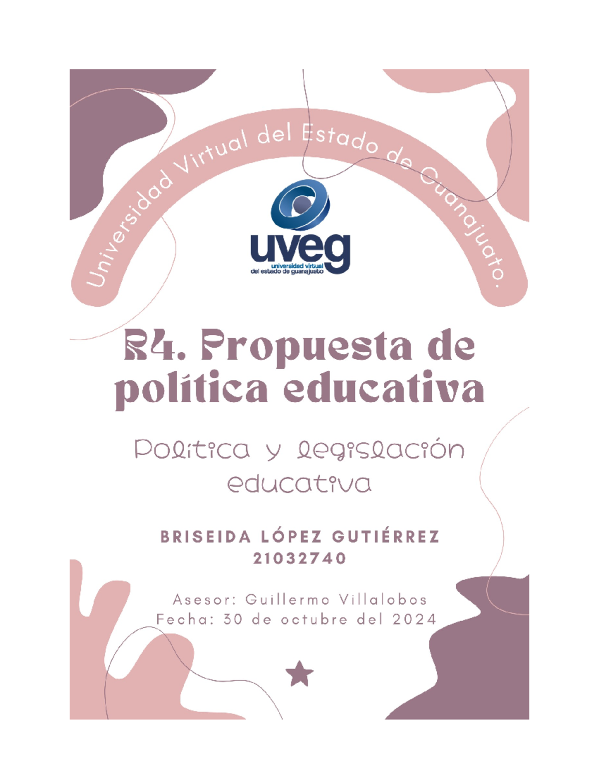 Prpuesta De Politica Educativa R4 U2 Ends Propuesta De PolÍtica