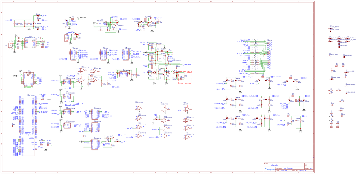 Schematic F105VCT6 2024-03 - ULN2003ADR U 1 1B 2 2B 3 3B 4 4B 5 5B 6 6B ...