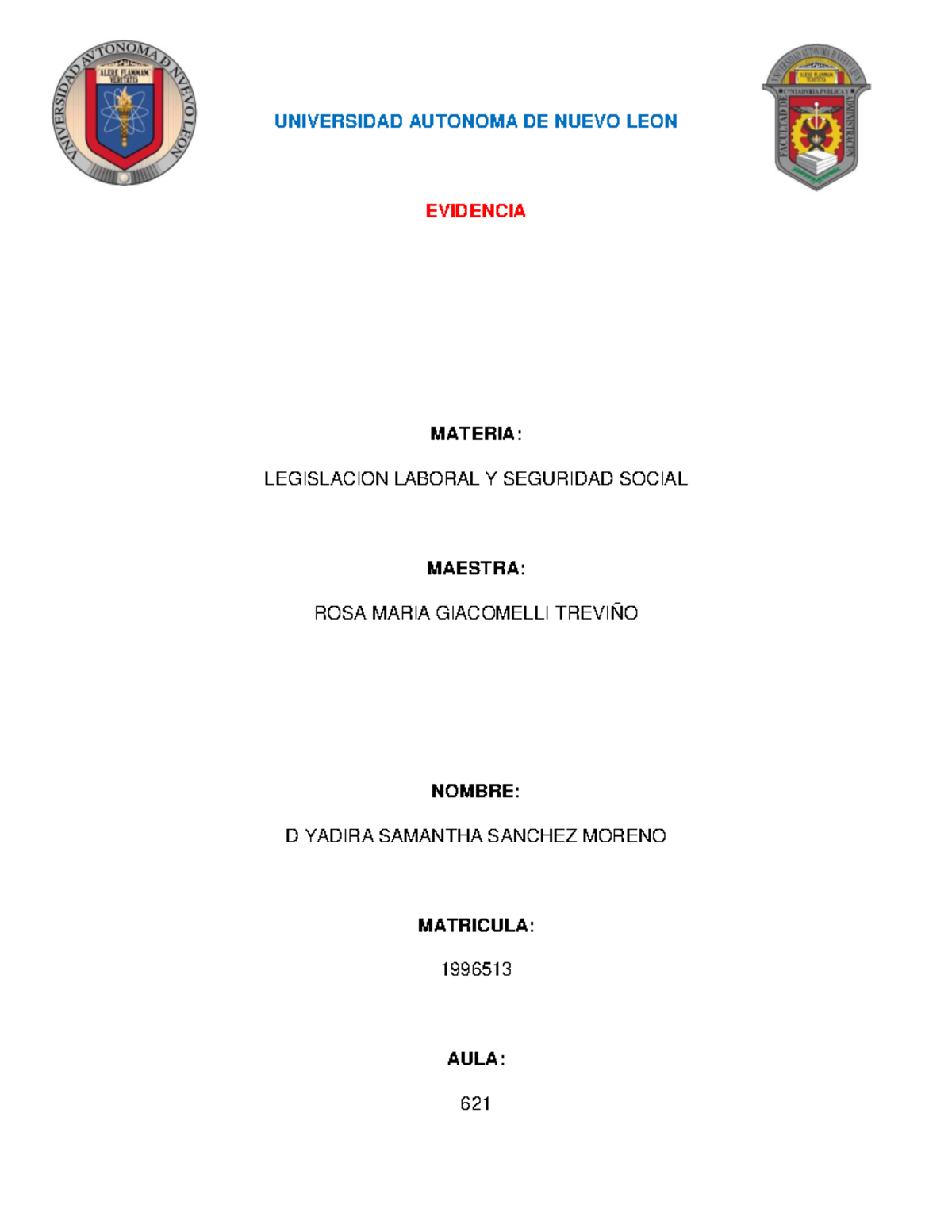 DSSM Leglabyss 2G EV4 - Tarea - UNIVERSIDAD AUTONOMA DE NUEVO LEON ...