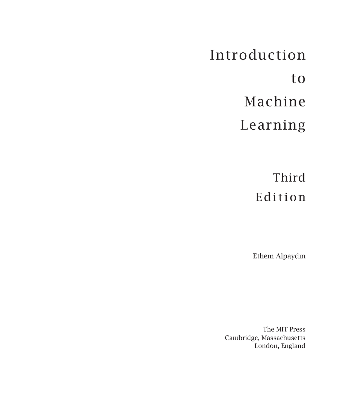 machine learning extended essay