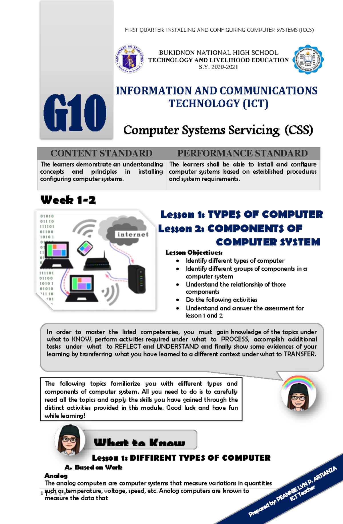 1-Grade-10-ICT-CSS-Module-for-1Q-W1-2 Types-and-Components-of-Computer ...