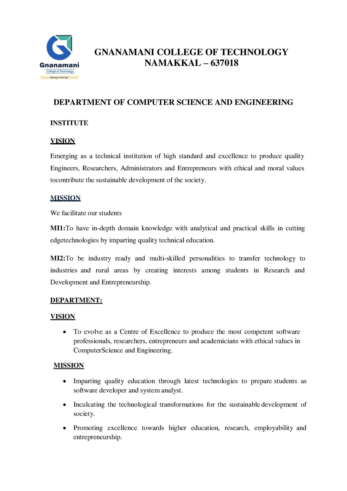 GE3171 - PSPP R 2021 Lab Print Final On 03 - GNANAMANI COLLEGE OF ...