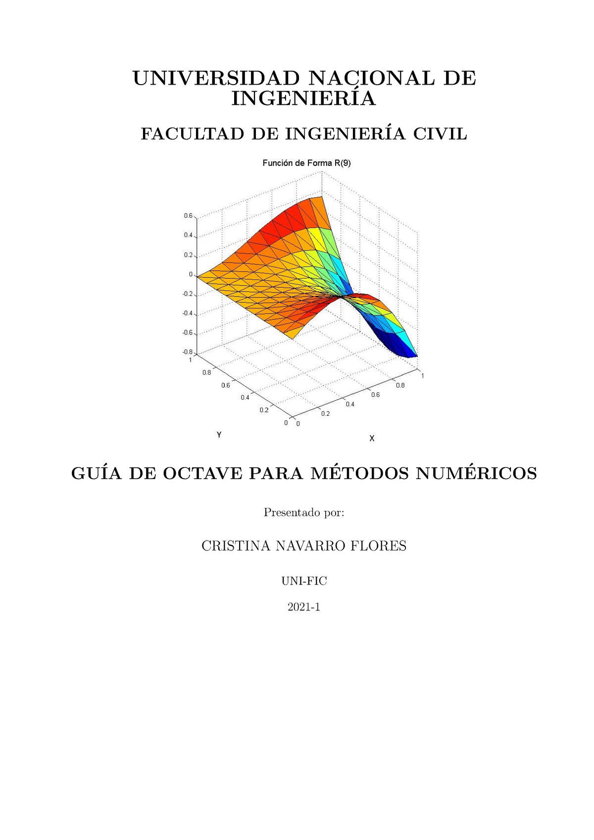 Guia Lab Metodos - UNIVERSIDAD NACIONAL DE INGENIER ́IA FACULTAD DE ...